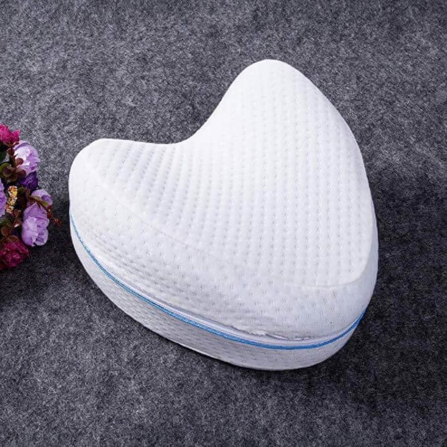 Orthopedic memory foam knee pillow sciatica back pain relief