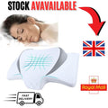 ergonomic neck pillow, memory foam cervical pillow, orthopaedic cervical pillow, contour neck pillow for side sleepers